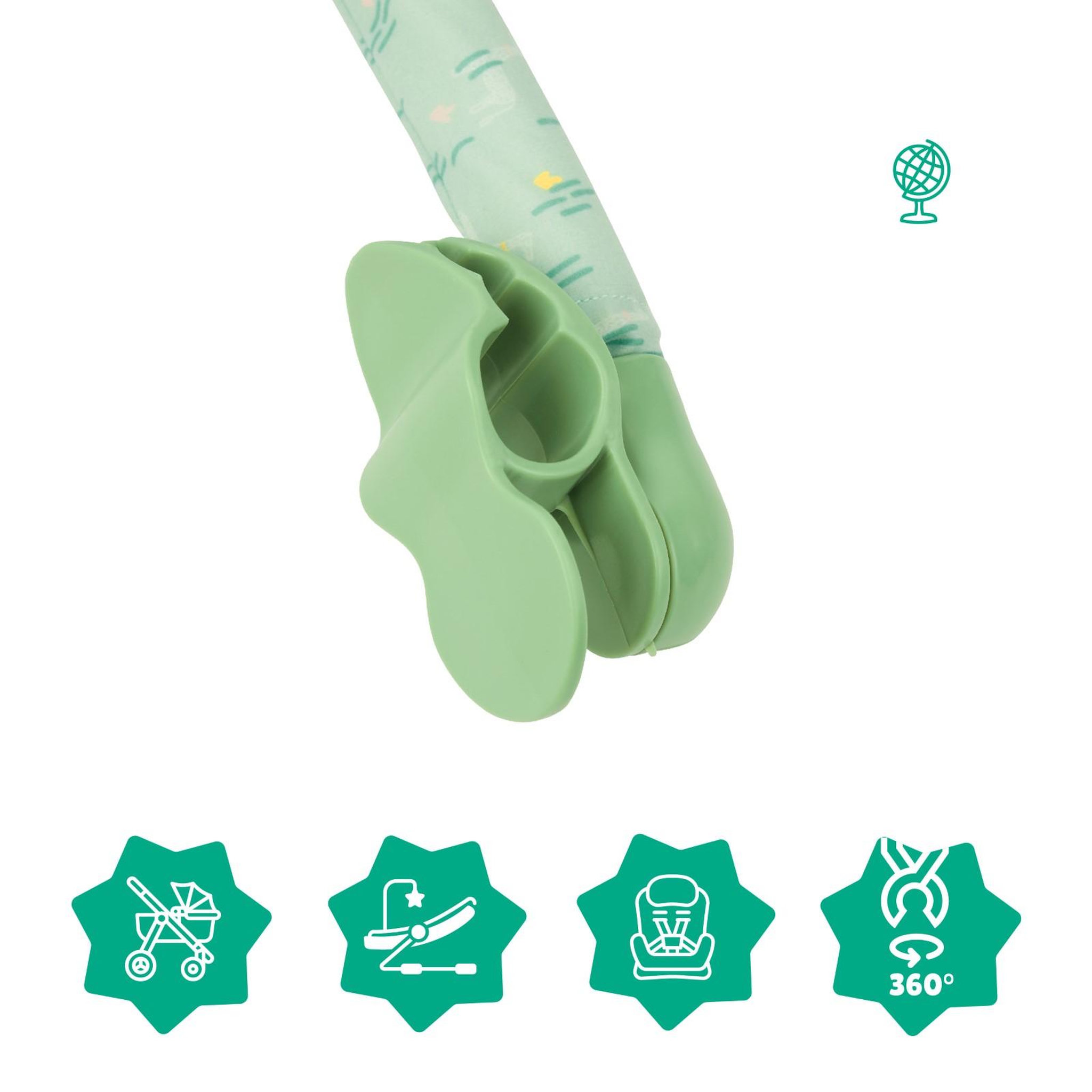 Voir la diapositive 3 : BADABULLE Arche d'activités Badabulle - Universelle - 3 jouets sensoriels