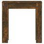 Voir la diapositive 4 : VIDAXL Table a manger chene fume 140x74,5x76 cm bois d'ingenierie