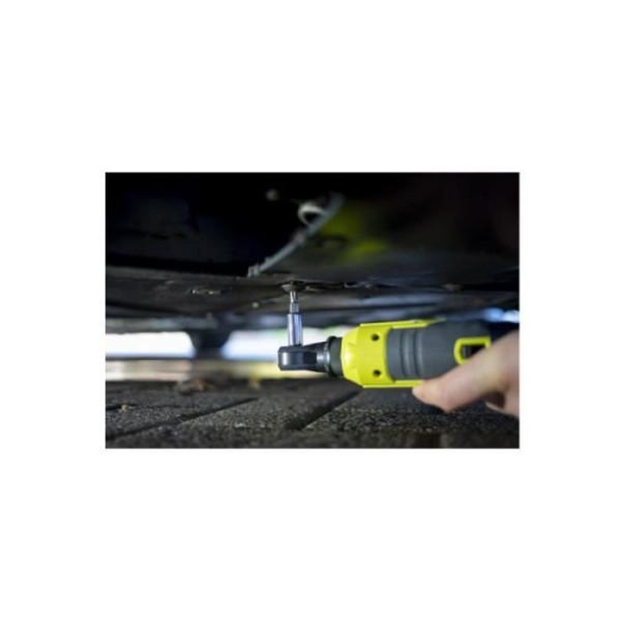 Voir la diapositive 2 : Ryobi Clé a cliquet 18v - ryobi - r18rw3-0 - tete rotative - embout d'extension