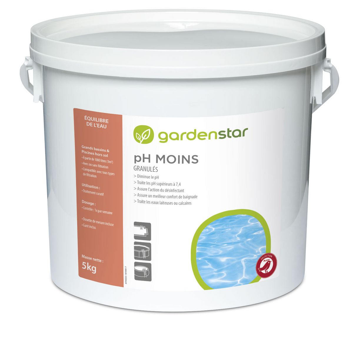 GARDENSTAR pH Moins 5 kg