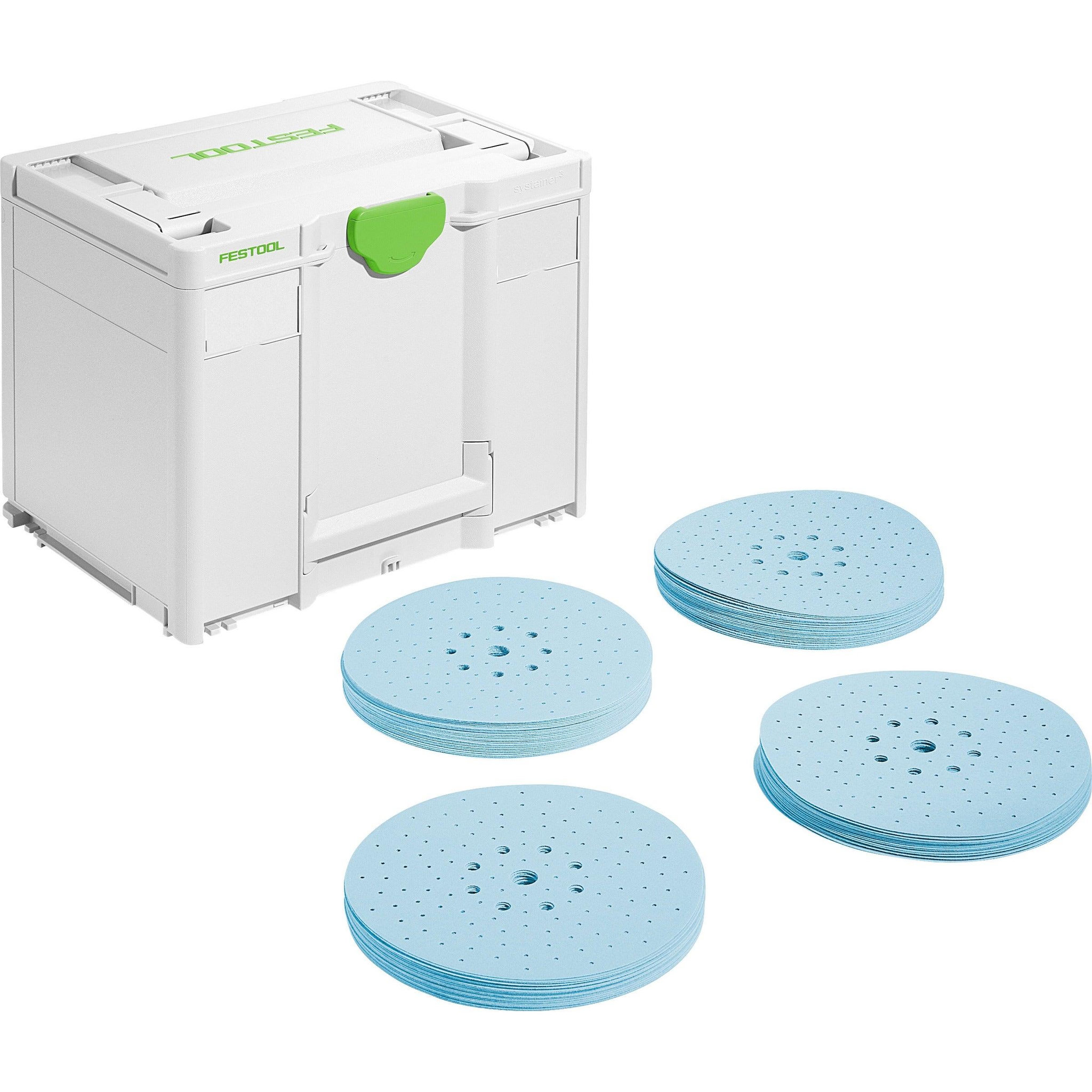 FESTOOL Systainer³ 100 abrasifs granat sys-stf d225 gr-set