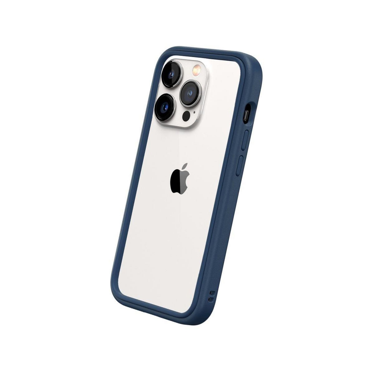RHINOSHIELD Bumper iPhone 14 Pro CrashGuard NX Bleu