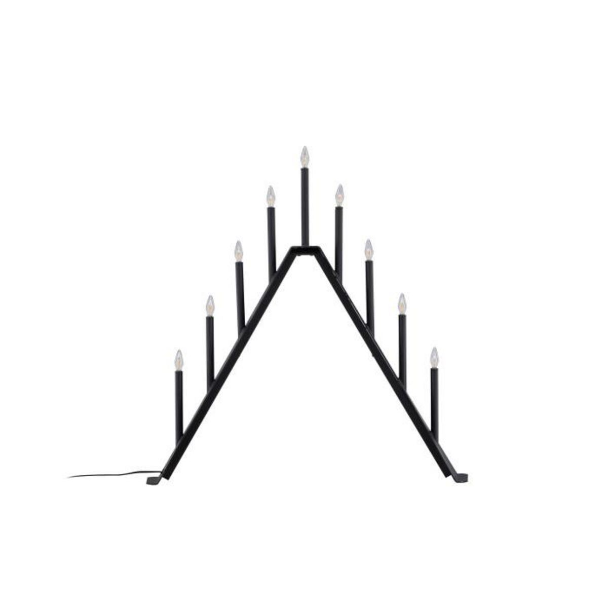 Paris Prix Lampe à Poser Bougeoir Déco  Are  64cm Noir