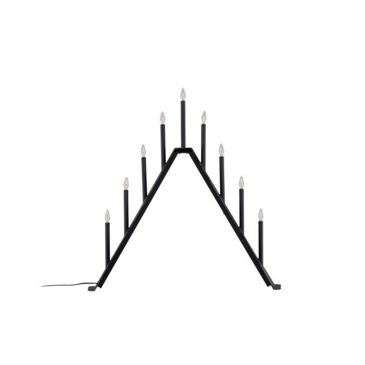 Paris Prix Lampe à Poser Bougeoir Déco  Are  64cm Noir