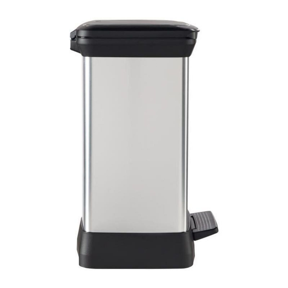 CURVER Curver Poubelle duo a pédale Deco 28 L Argenté 240638