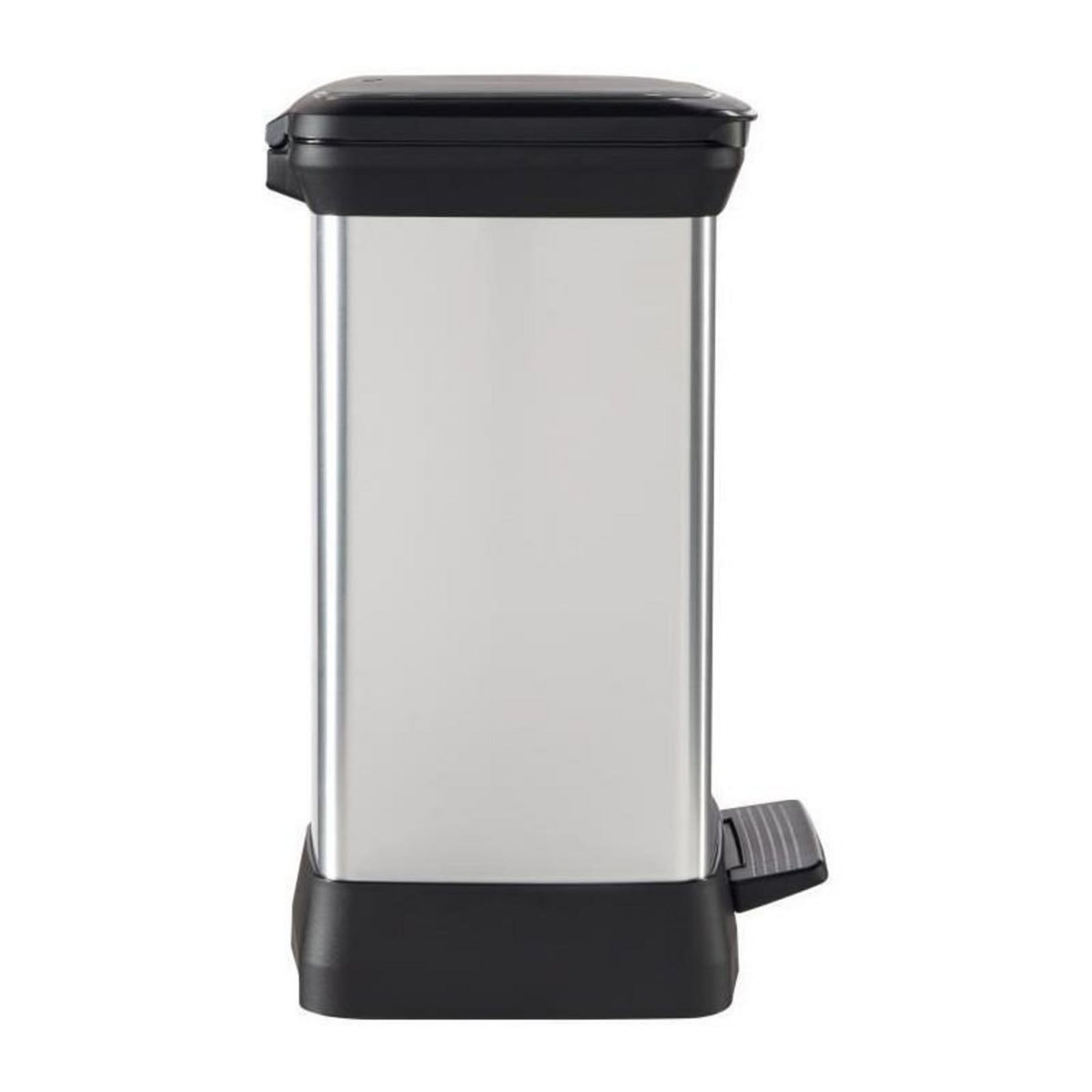 CURVER Curver Poubelle duo a pédale Deco 28 L Argenté 240638