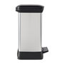 Voir la diapositive 6 : CURVER Curver Poubelle duo a pédale Deco 28 L Argenté 240638