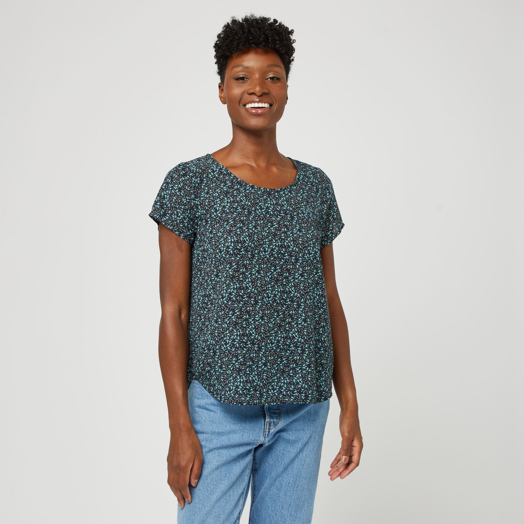 Chemisier Zara Femme Ouvert Avec Nœud Violet - Taille L, Occasion Très Bon état