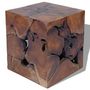 Voir la diapositive 4 : VIDAXL Tabouret Bois de teck massif
