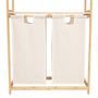Voir la diapositive 4 : ATMOSPHERA Etagère Bambou avec 2 paniers à linge