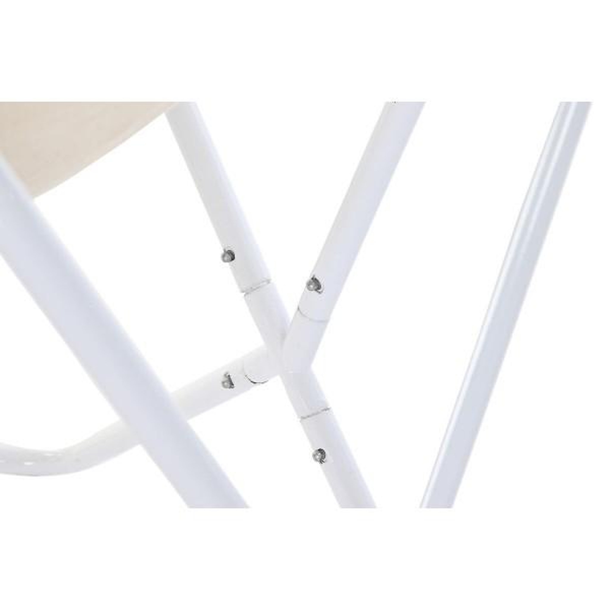 Voir la diapositive 3 : MARKET24 Chaise de jardin DKD Home Decor Blanc Noir Fer 74 x 65 x 90 cm