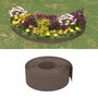 Voir la diapositive 1 : VIDAXL Bordures de jardin 4 pcs marron 10 m 20 cm polyethylene