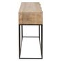 Voir la diapositive 3 : Paris Prix Console 3 Tiroirs en Bois  Bombay  120cm Naturel