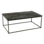 Paris Prix Table Basse en Bois  Shanil  120cm Noir