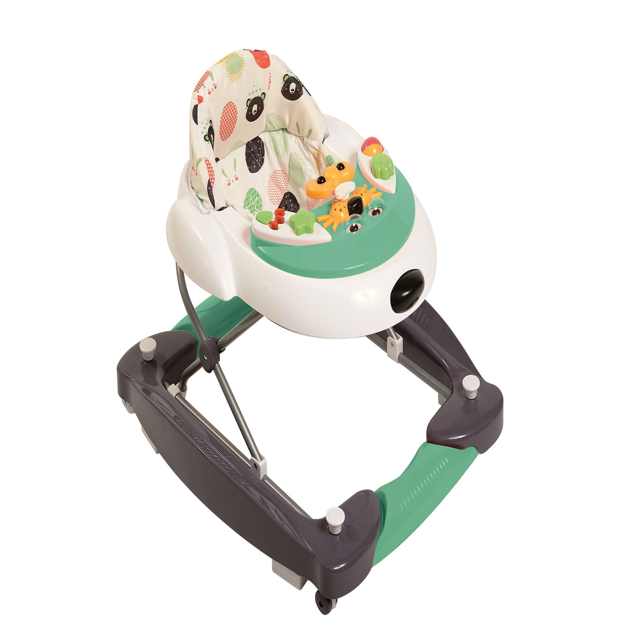 Voir la diapositive 1 : AUCHAN BABY Trotteur marcheur multifonctions Molly
