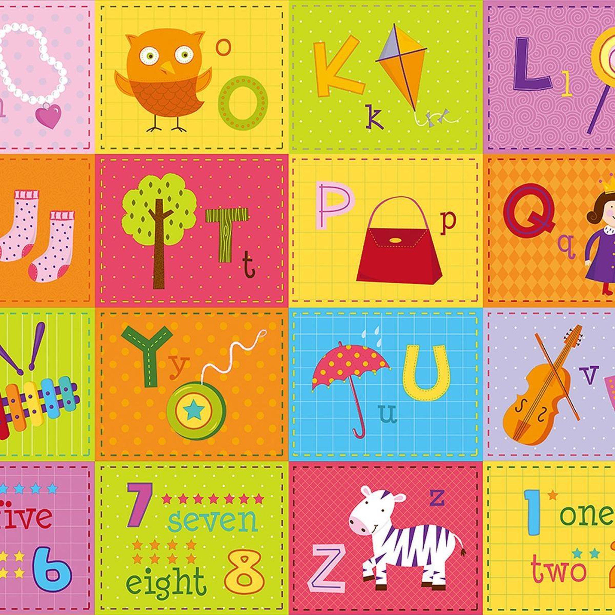 Voir la diapositive 2 : DWINGULER Tapis d'éveil et jeu multicolore zoo