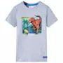 VIDAXL T-shirt enfants gris 128