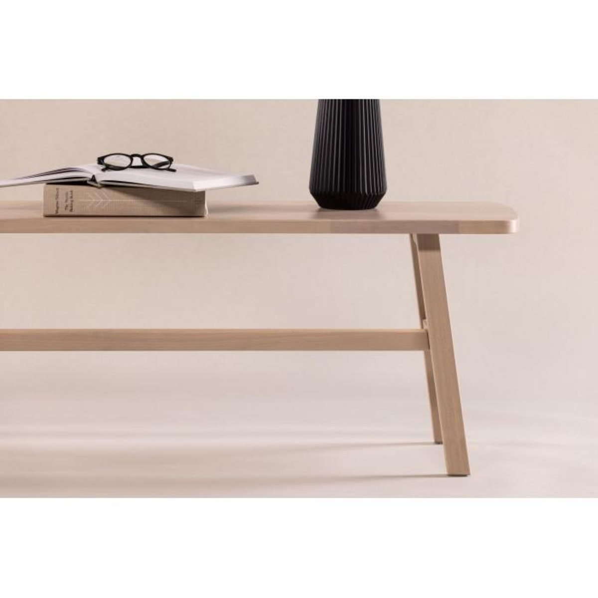 Paris Prix Banc en Bois  Halso  140cm Naturel