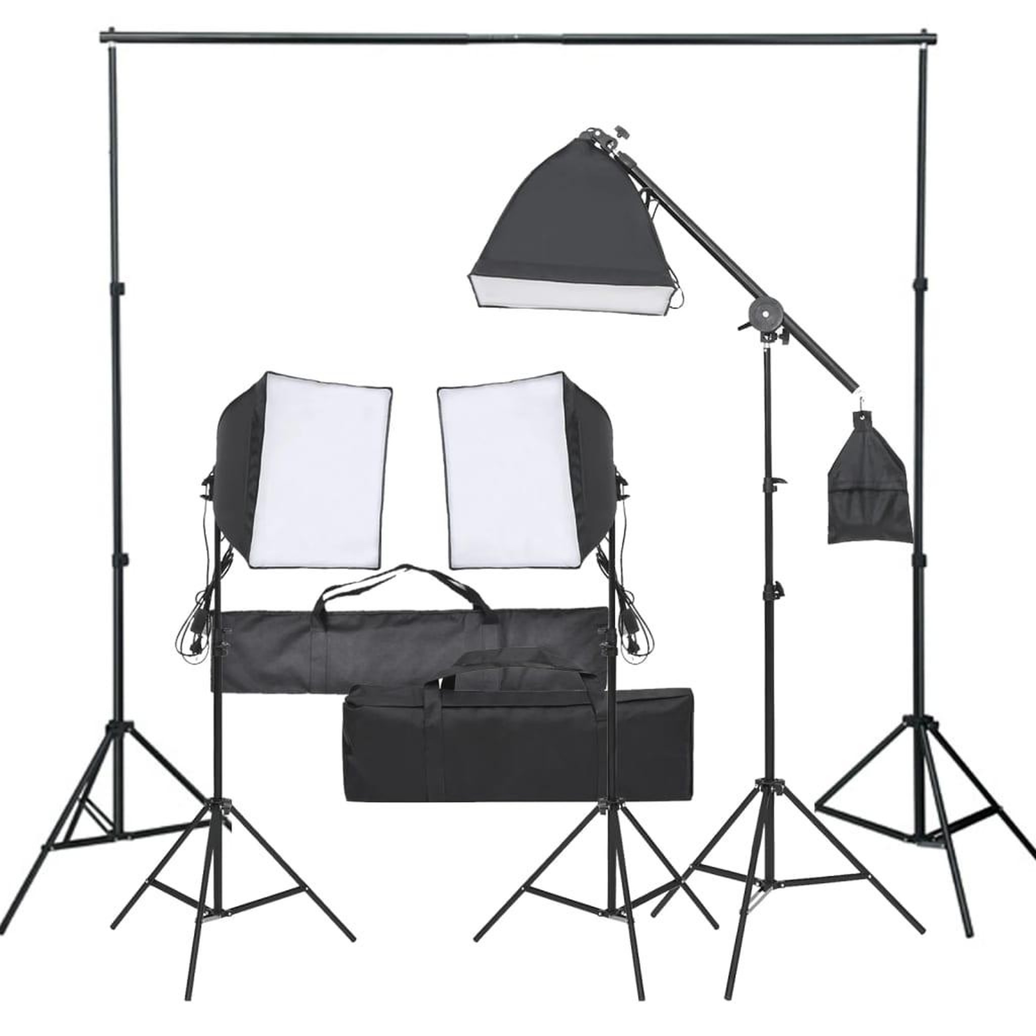 VIDAXL Kit de studio photo avec ensemble d'eclairage