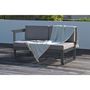 Voir la diapositive 3 : DCB GARDEN Salon bas de jardin 6 personnes en aluminium anthracite BARCELONA