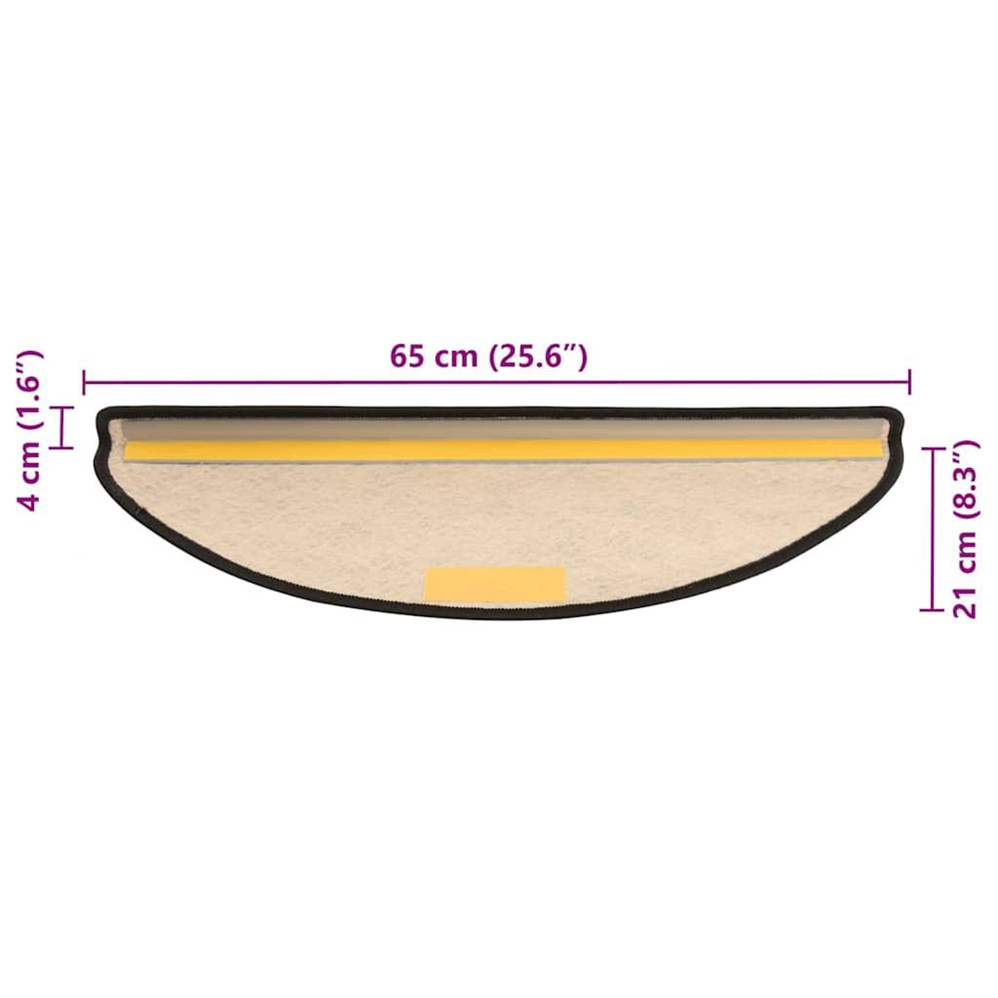 Voir la diapositive 6 : VIDAXL Tapis d'escalier autocollants 30 pcs 65x21x4 cm anthracite