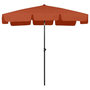 Voir la diapositive 2 : VIDAXL Parasol de plage terre cuite 200x125 cm