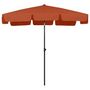Voir la diapositive 2 : VIDAXL Parasol de plage terre cuite 200x125 cm