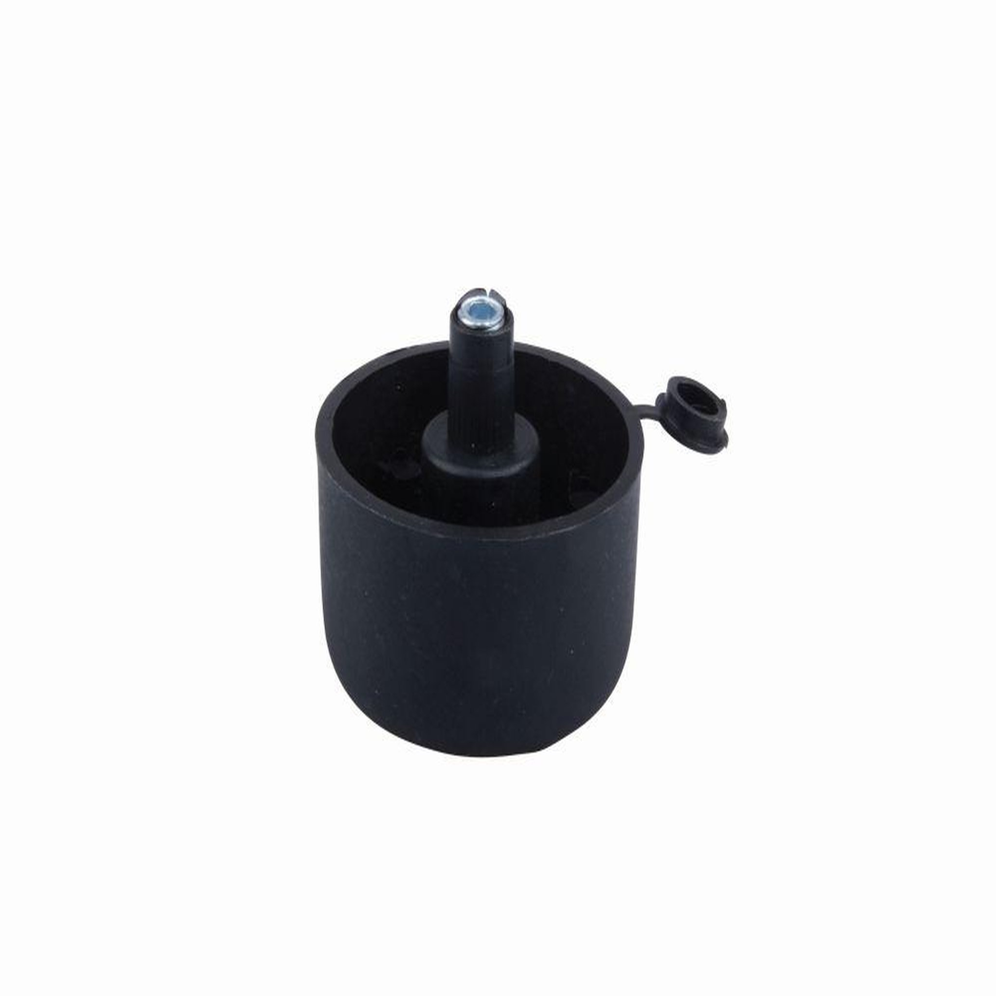 CENTRALE BRICO Glissière pour pied de meuble avec rectification hauteur 17mm noir