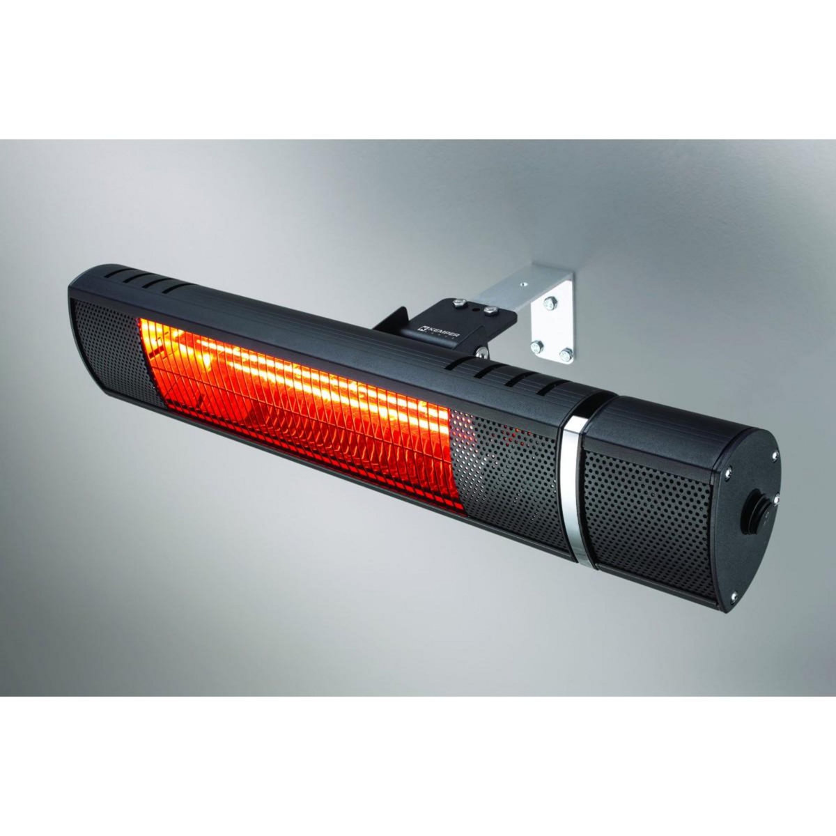 Kemper Chauffage Électrique Infrarouge 2000W + Télécommande - Chauffage Mural Protection IP65 Intérieur Extérieur Kemper