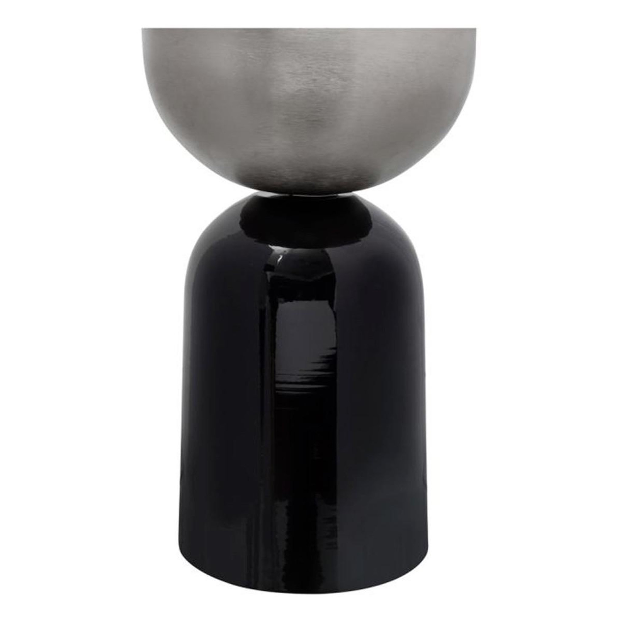 Voir la diapositive 1 : Paris Prix Cache-Pot Fait Main  Support  59cm Argent & Prune