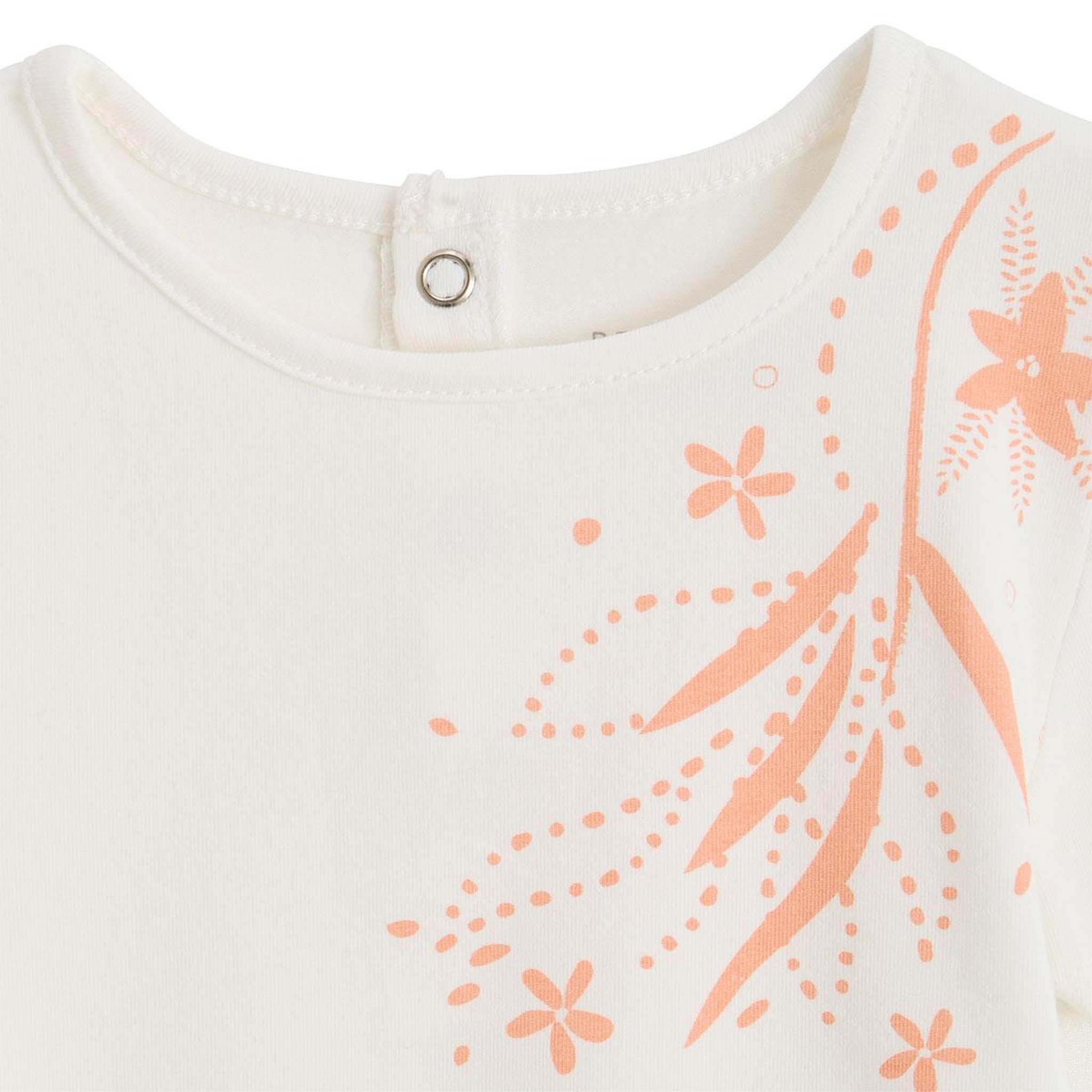 Voir la diapositive 3 : Petit Béguin T-shirt enfant manches courtes anaelle