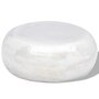 Voir la diapositive 1 : VIDAXL Table basse martelee en aluminium Argente