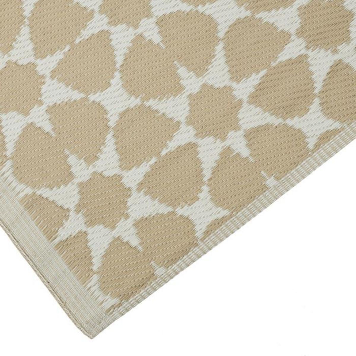 Paris Prix Tapis Déco Imprimé  Patio  120x180cm Beige