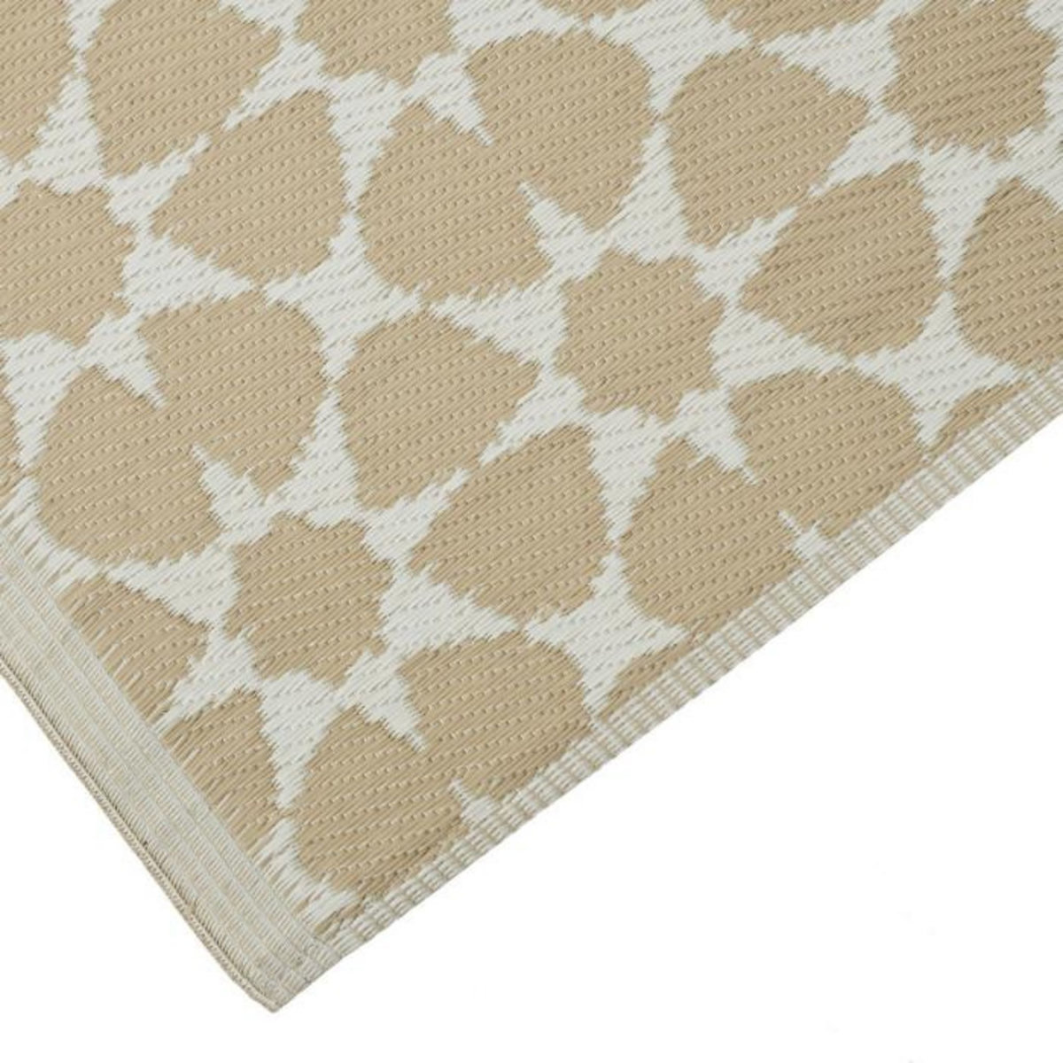Paris Prix Tapis Déco Imprimé  Patio  120x180cm Beige