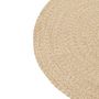 Voir la diapositive 2 : Paris Prix Tapis Rond Bohème  Miami  150cm Naturel & Blanc