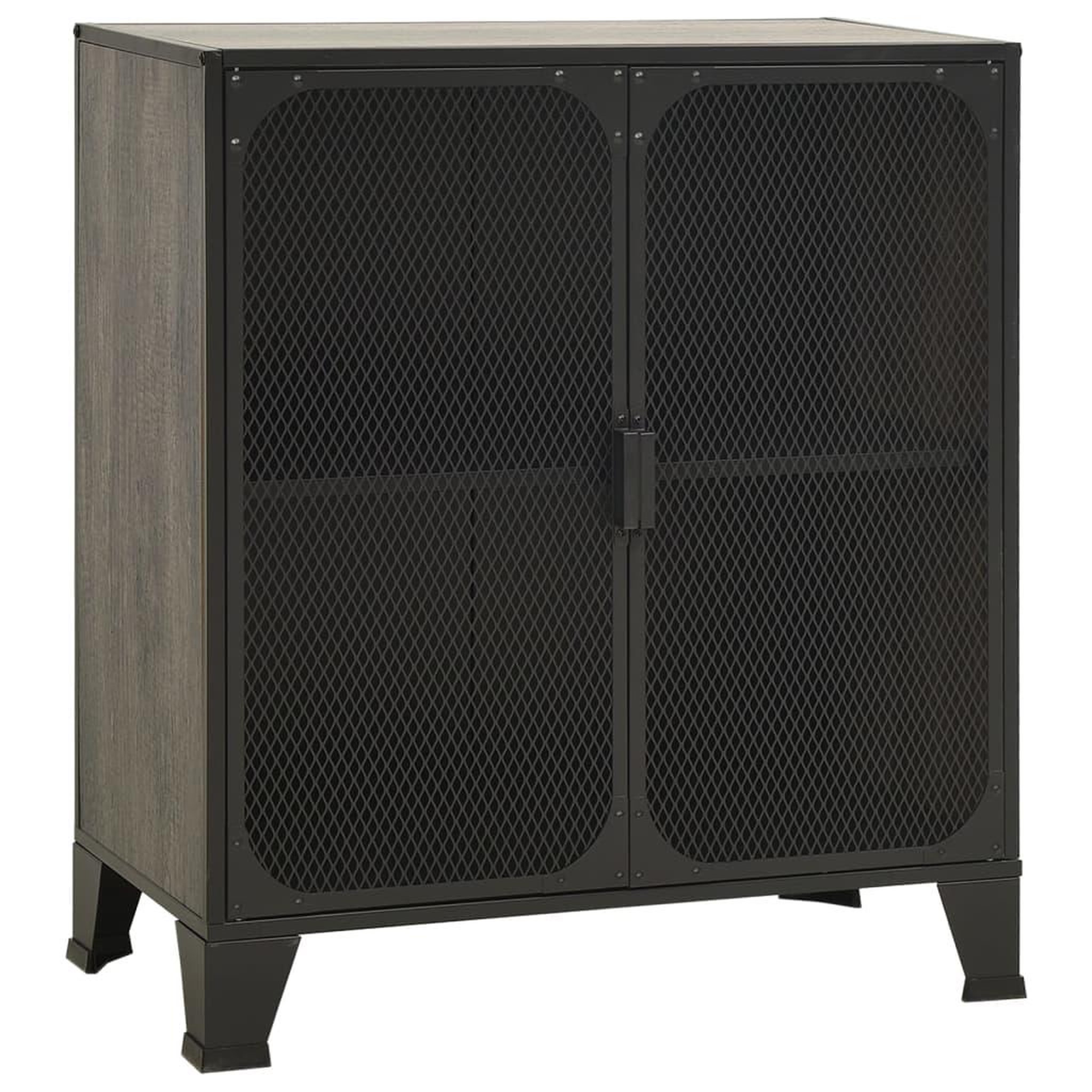 Voir la diapositive 2 : VIDAXL Armoire de rangement Gris 72x36x82 cm Metal et MDF