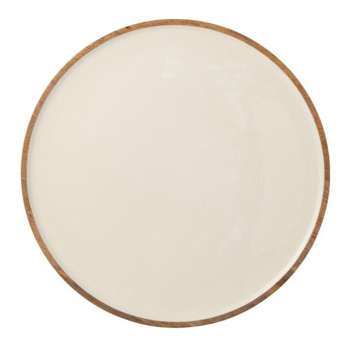 Paris Prix Coupelle Design en Bois  Amena  35cm Blanc