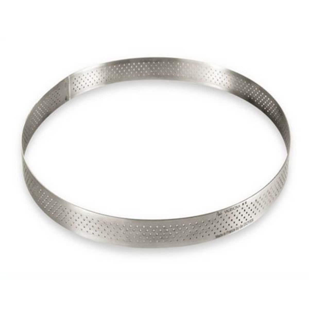 De buyer Cercle à tarte perforé à bord droit 24,5cm - 3099.09