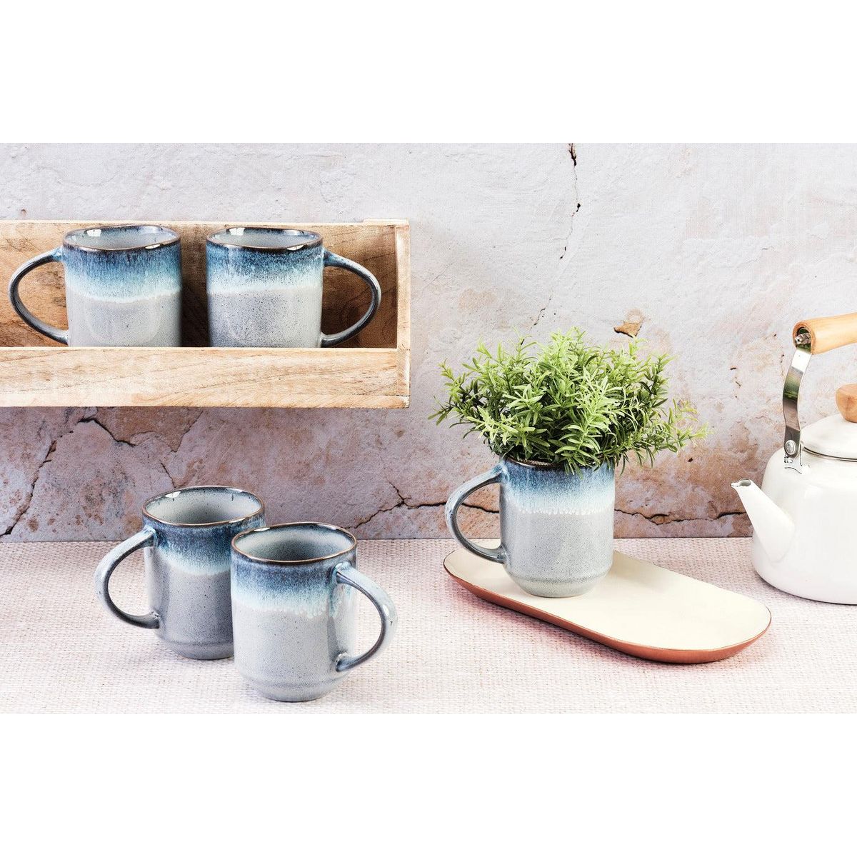 BJORN Mug GENESIS 40cl - 6 pièces - Mer