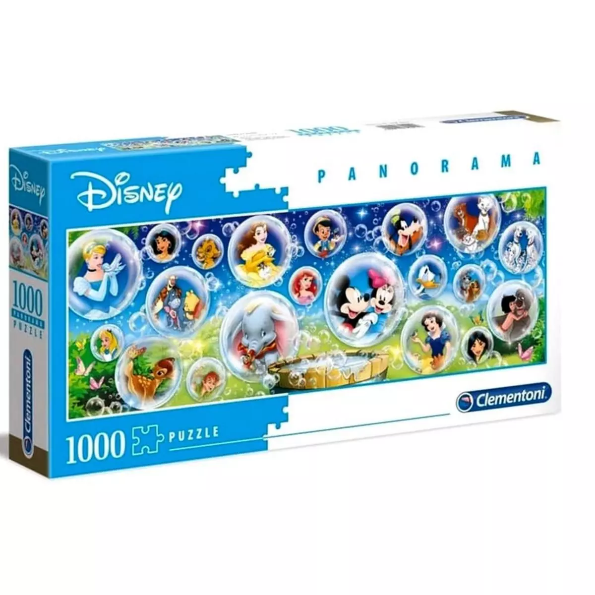 DISNEY Puzzle 1000 pieces 98x33cm Mickey Minnie Princesse