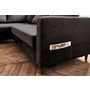 Voir la diapositive 4 : LISA DESIGN Anna - canapé d'angle gauche - 5 places - convertible - en velours