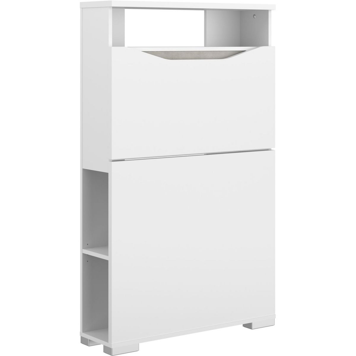 Bureau gain de place avec abattant et rangements DAKOTA