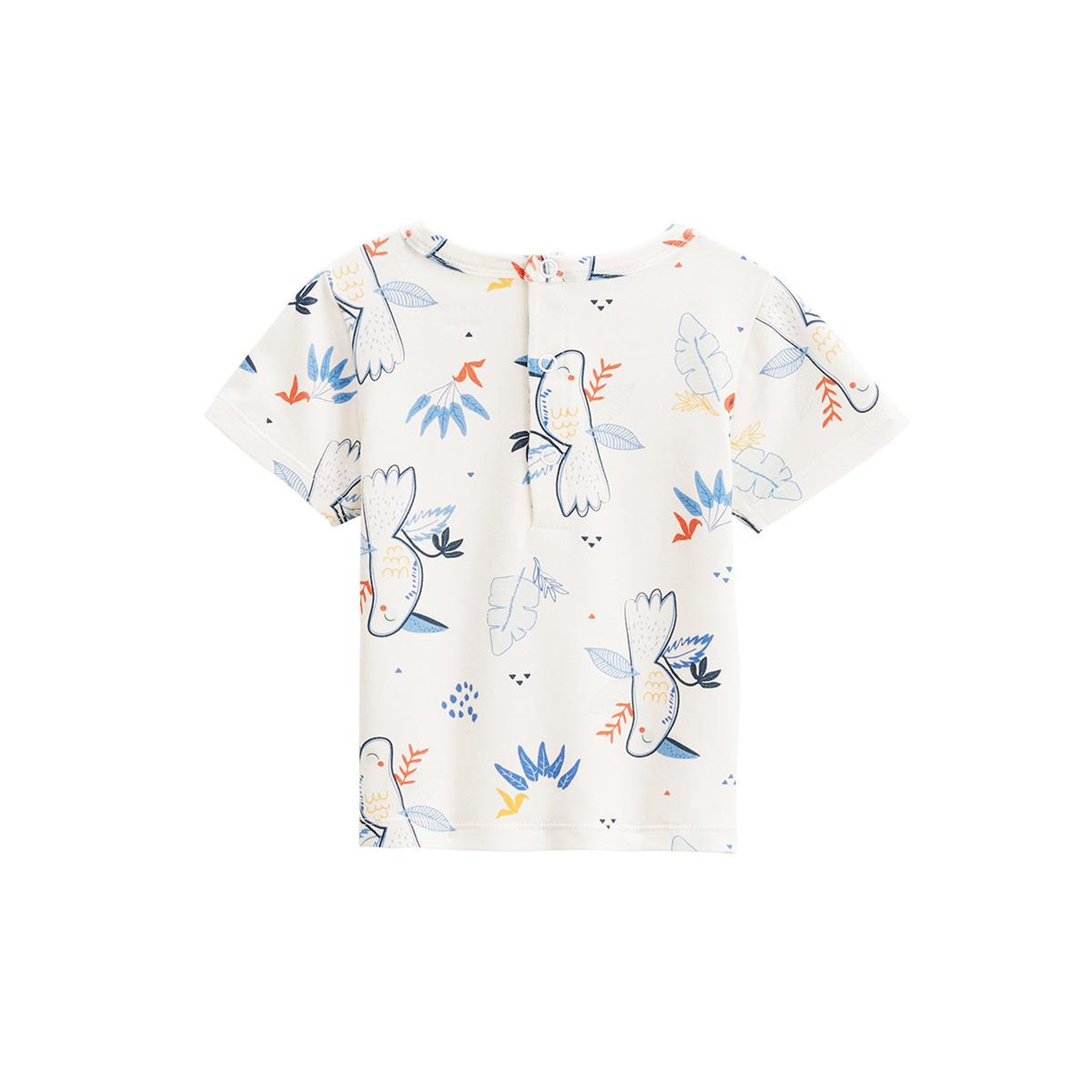 Voir la diapositive 5 : Petit Béguin Ensemble salopette bébé en lin et t-shirt Mexico