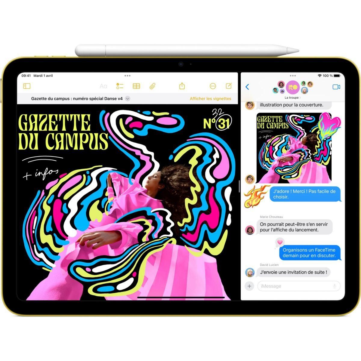 APPLE Tablette Apple 11 256Go Jaune Cellular