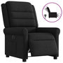 Voir la diapositive 1 : VIDAXL Fauteuil inclinable electrique Noir Tissu