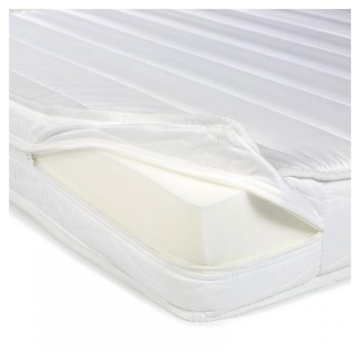 HomeStyle4U Lit capitonné avec matelas 140x200 et sommier à lattes - gris