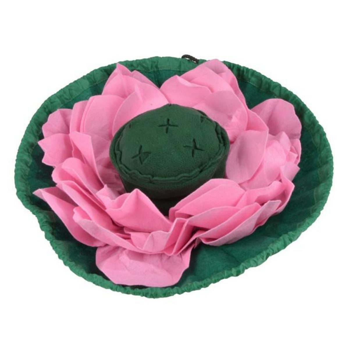 Paris Prix Tapis de Fouille Ventouse  Lotus  45cm Rose & Vert