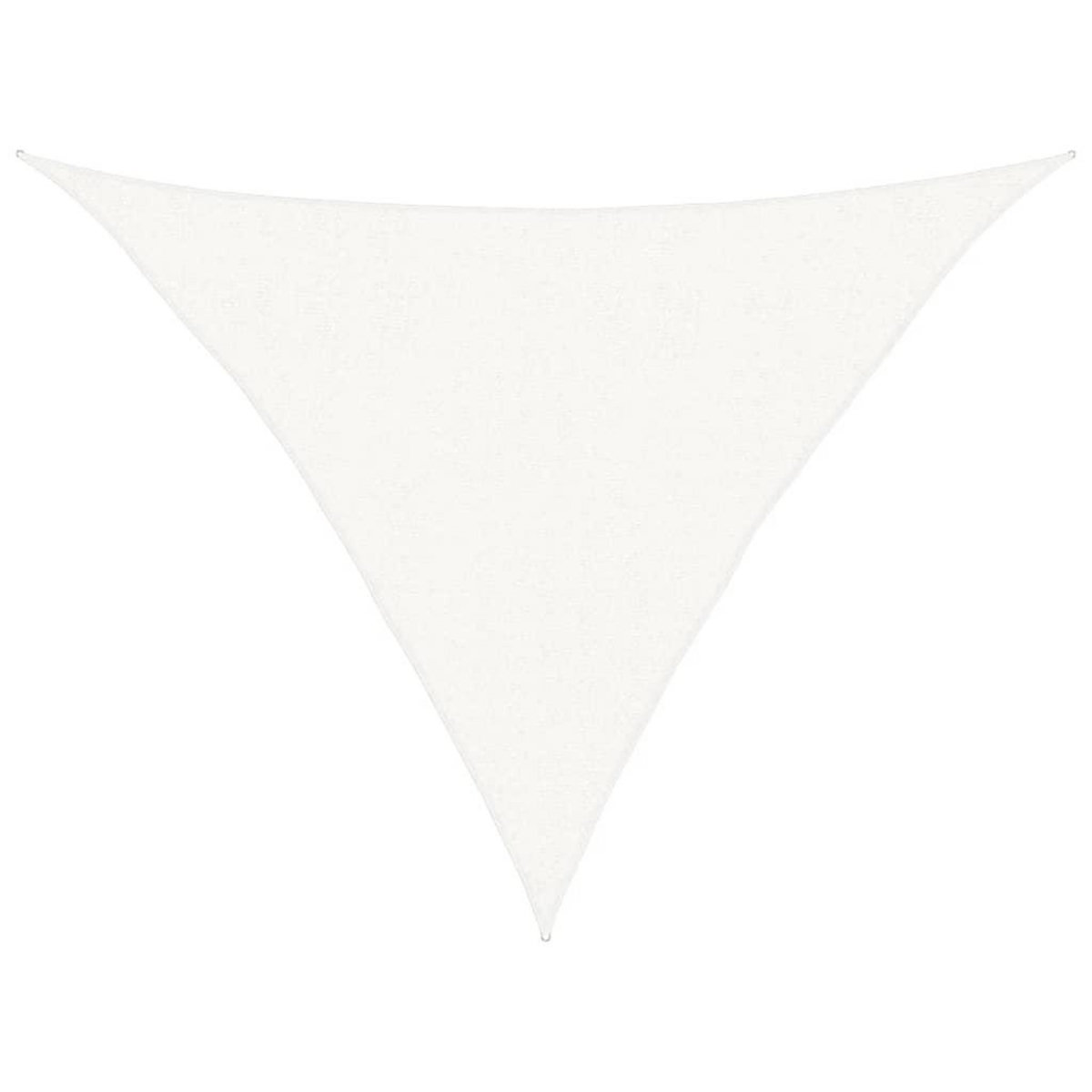 VIDAXL Voile d'ombrage 160 g/m^2 Blanc 2,5x2,5x3,5 m PEHD