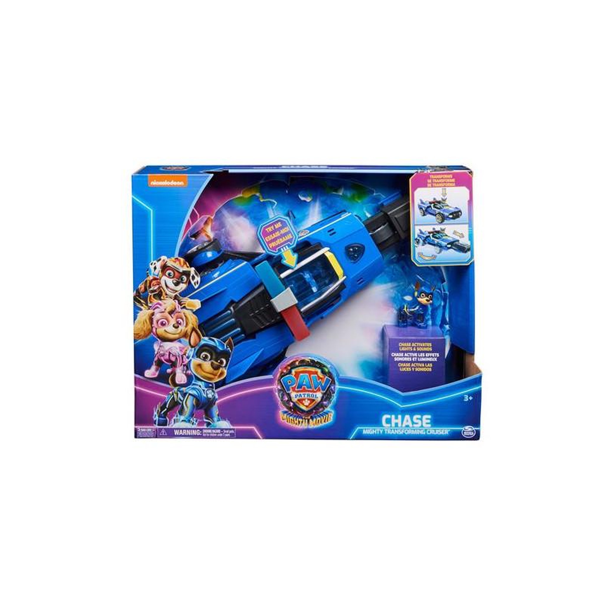 PAW PATROL Véhicule Deluxe Paw Patrol La Pat Patrouille Chase The Mighty Movie