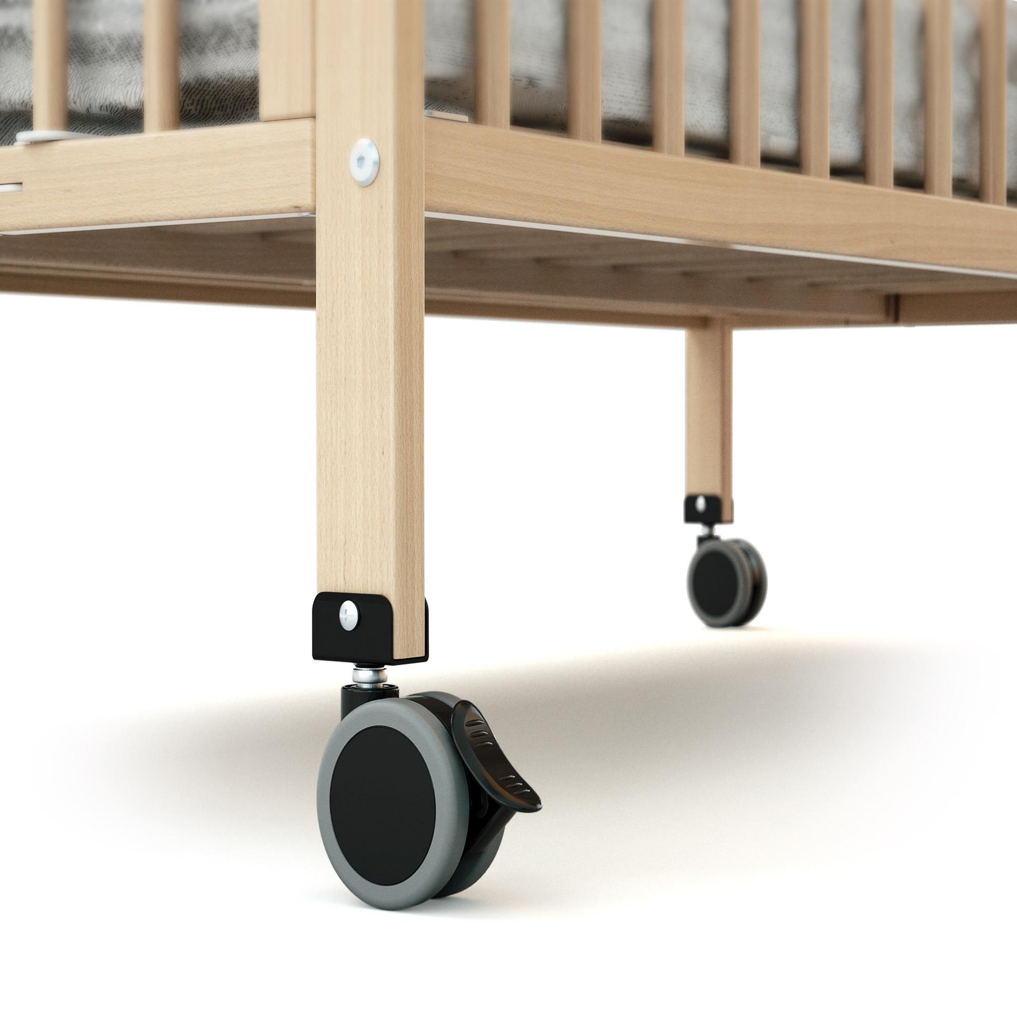 Voir la diapositive 4 : AT4 Lit bébé pliant ESSENTIEL en bois